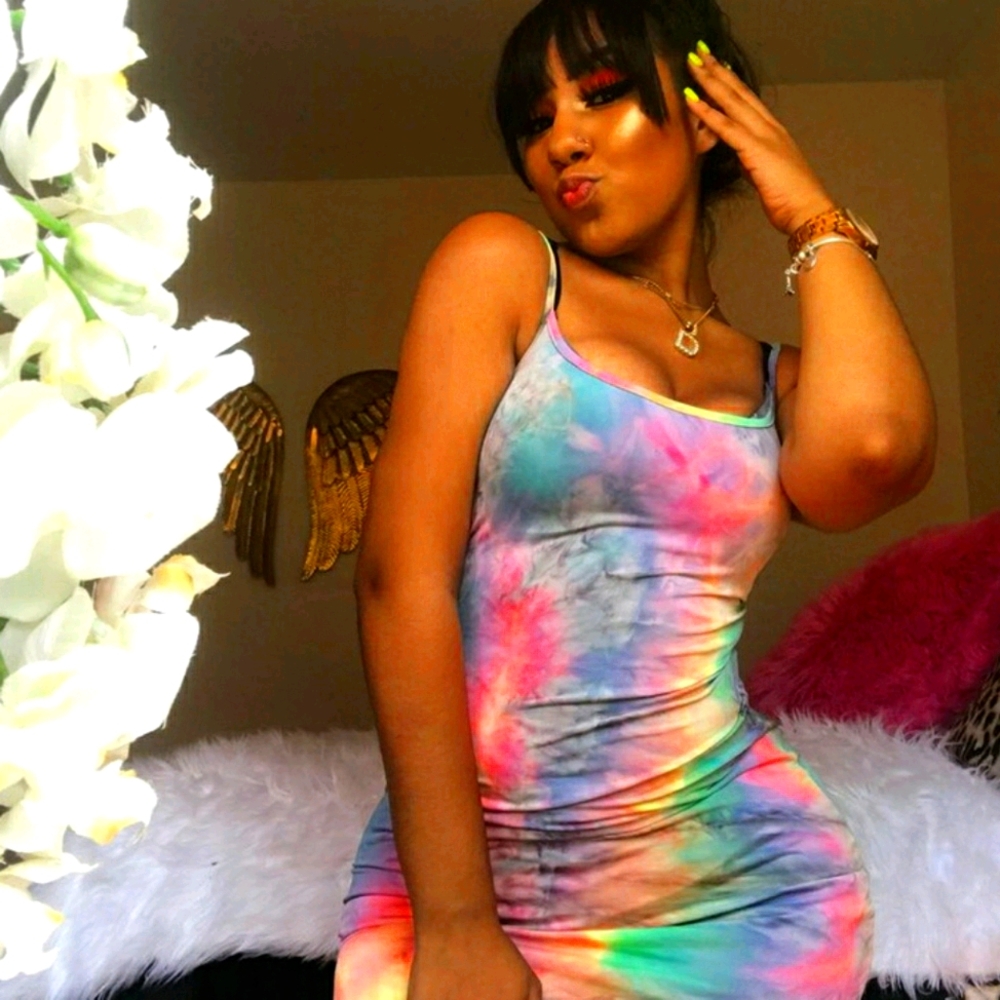 Tie dye dress